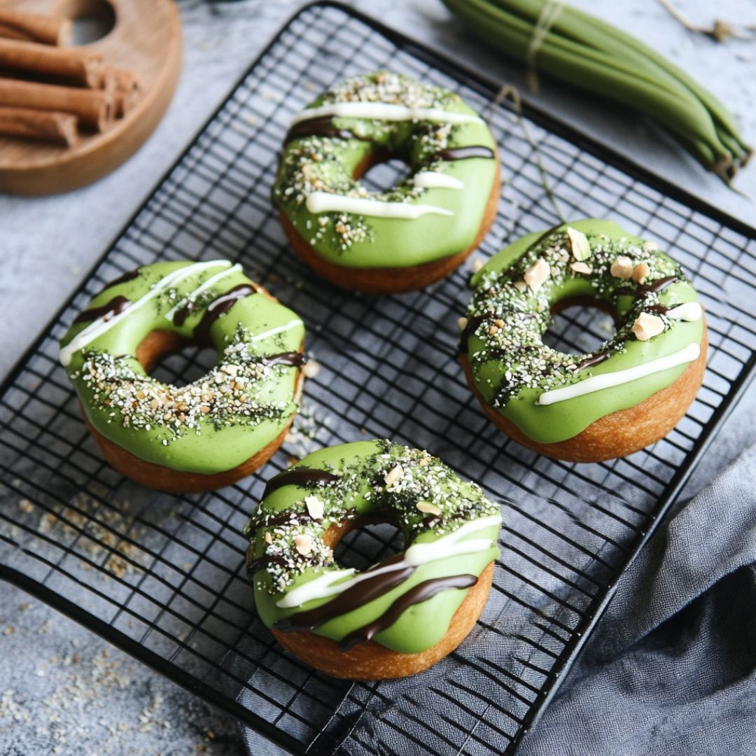 Donuts Banane et Matcha Afbeelding