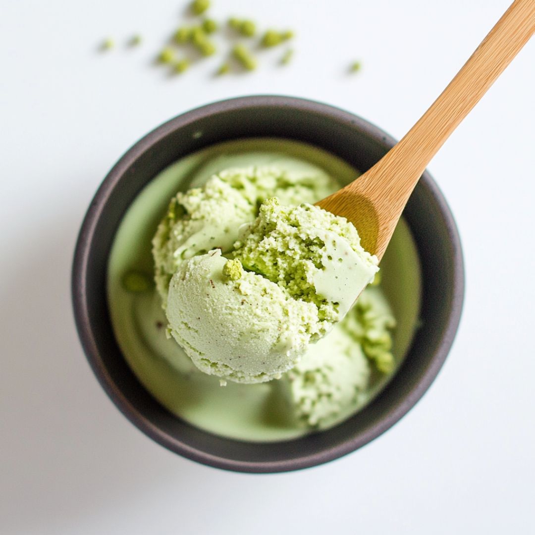 Glace Yaourt et Thé Matcha - Vegan Afbeelding