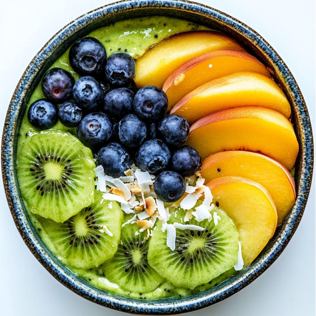 Matcha Bowl aux fruits : Un début de journée sain et coloré Afbeelding