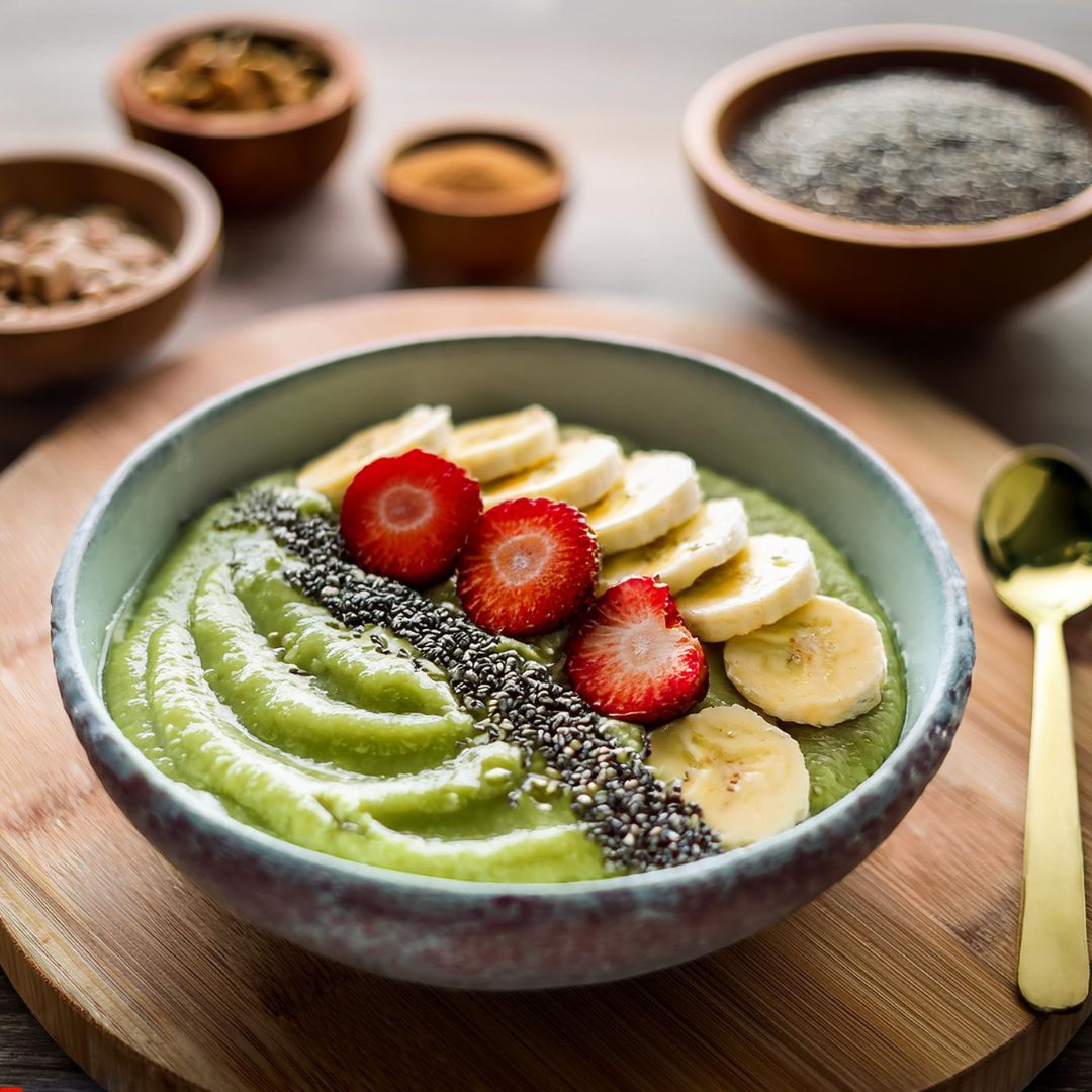 Porridge Réconfortant au Matcha pour l’Automne Afbeelding