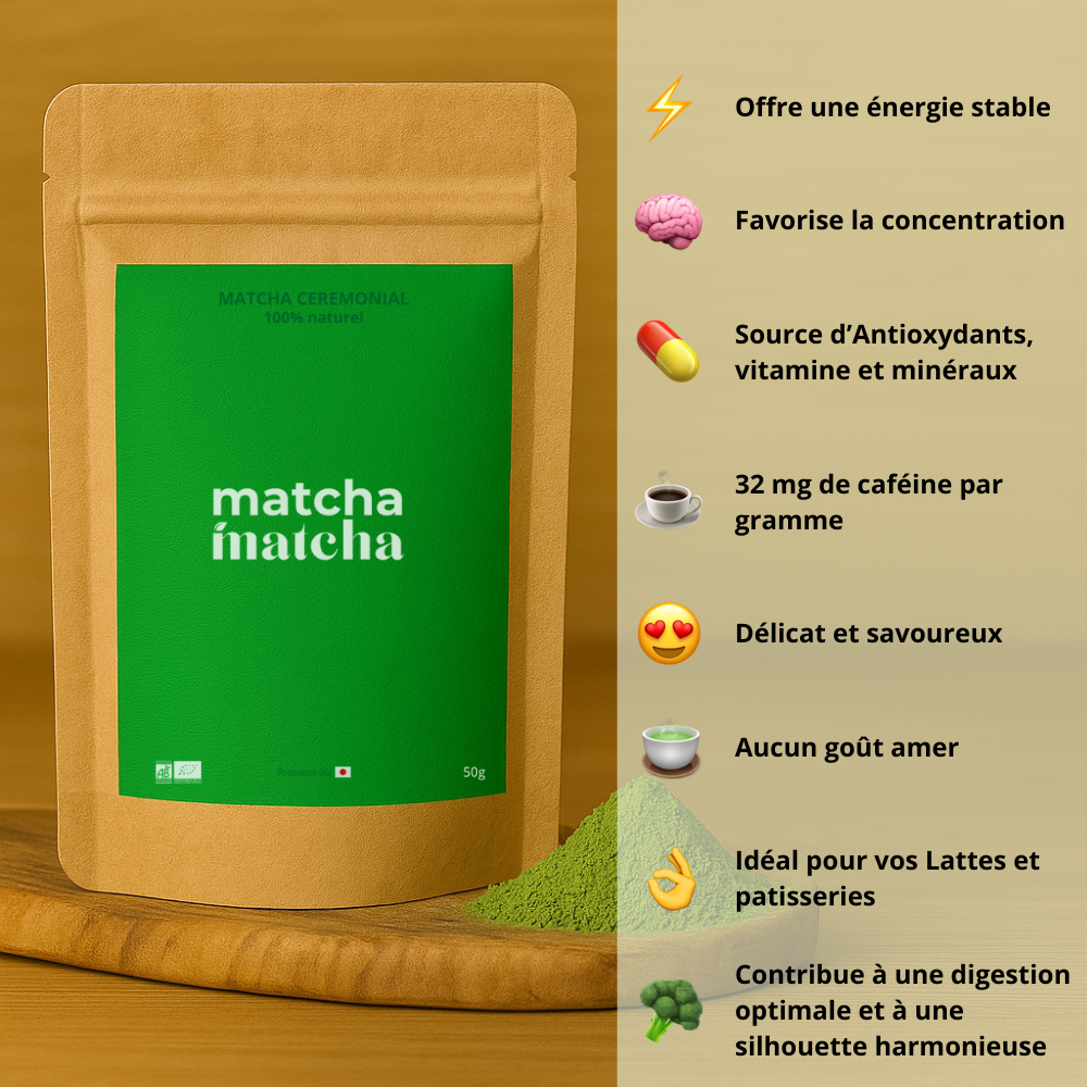 tous les bienfaits du matcha